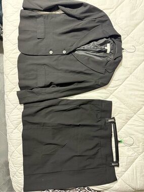 New York & Company Black Stretch Blazer Label